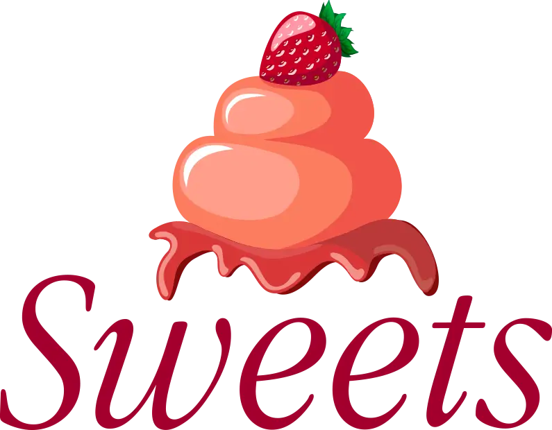 Strawberry Topped Dessert Graphic