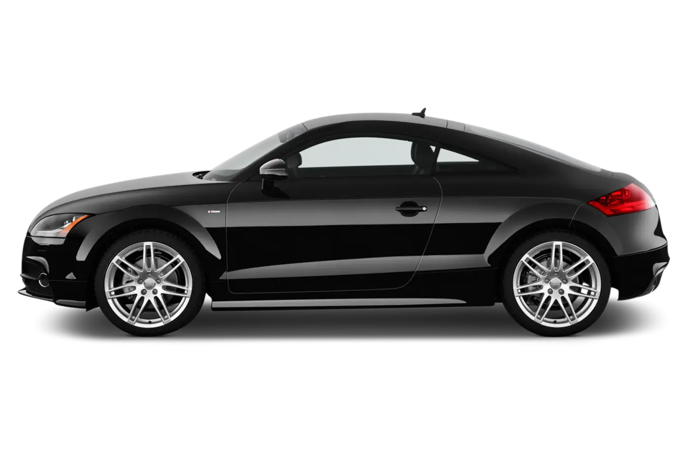 Black Sports Car Side View