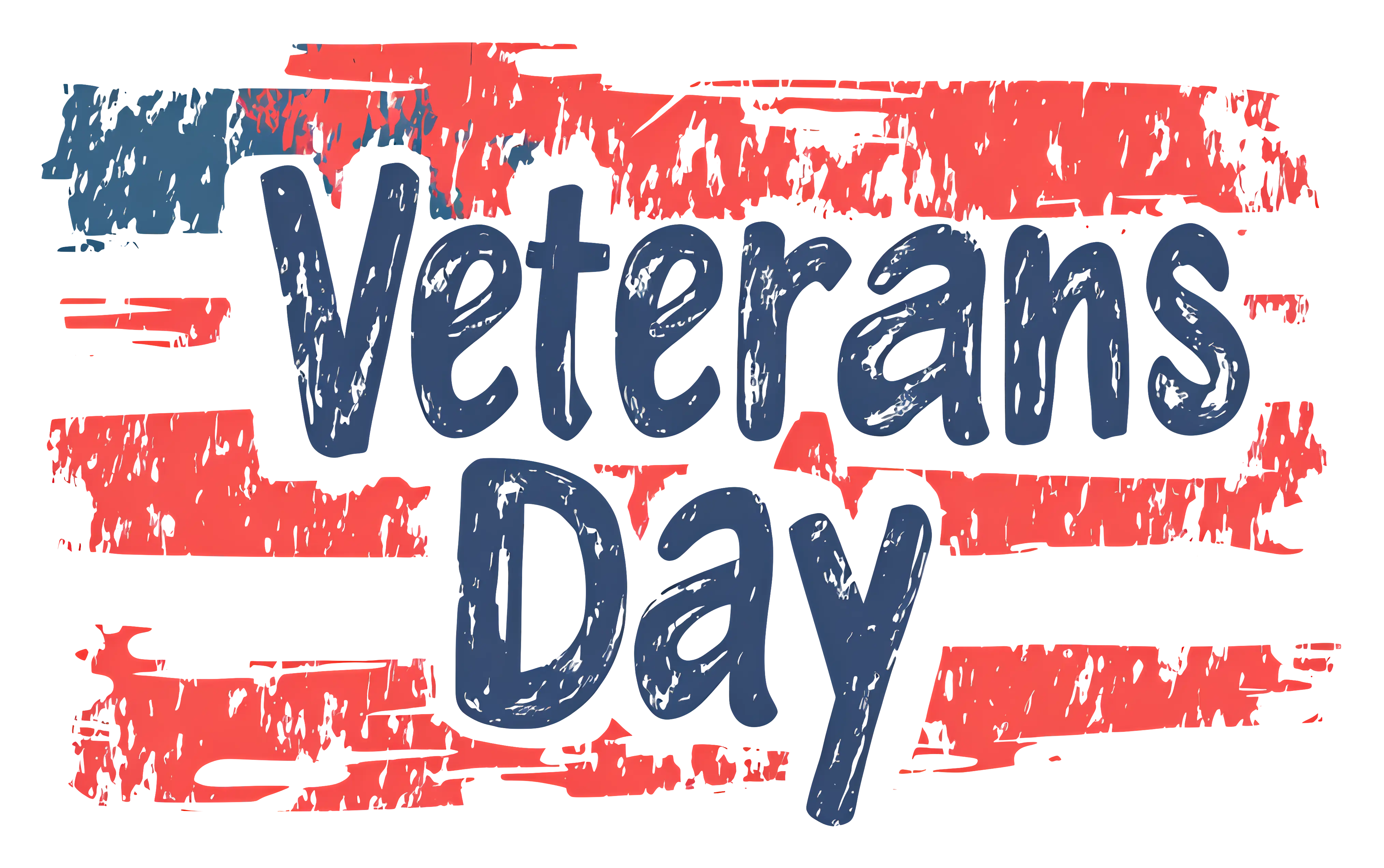 Veterans Day Graphic with American Flag