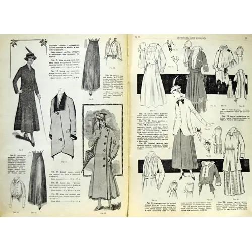 Vintage Fashion Catalog Pages
