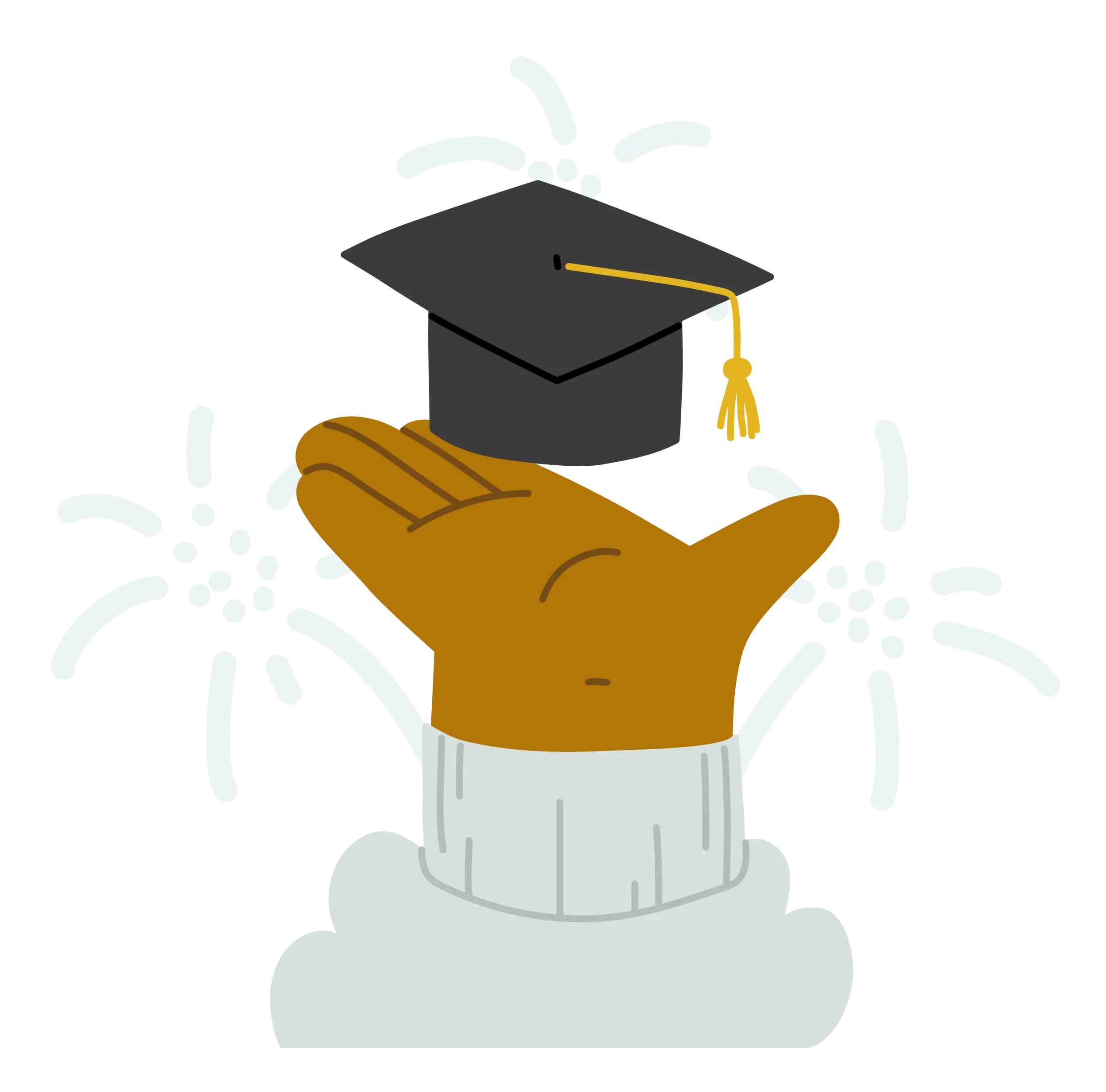 Graduation Cap Signifying Academic Success