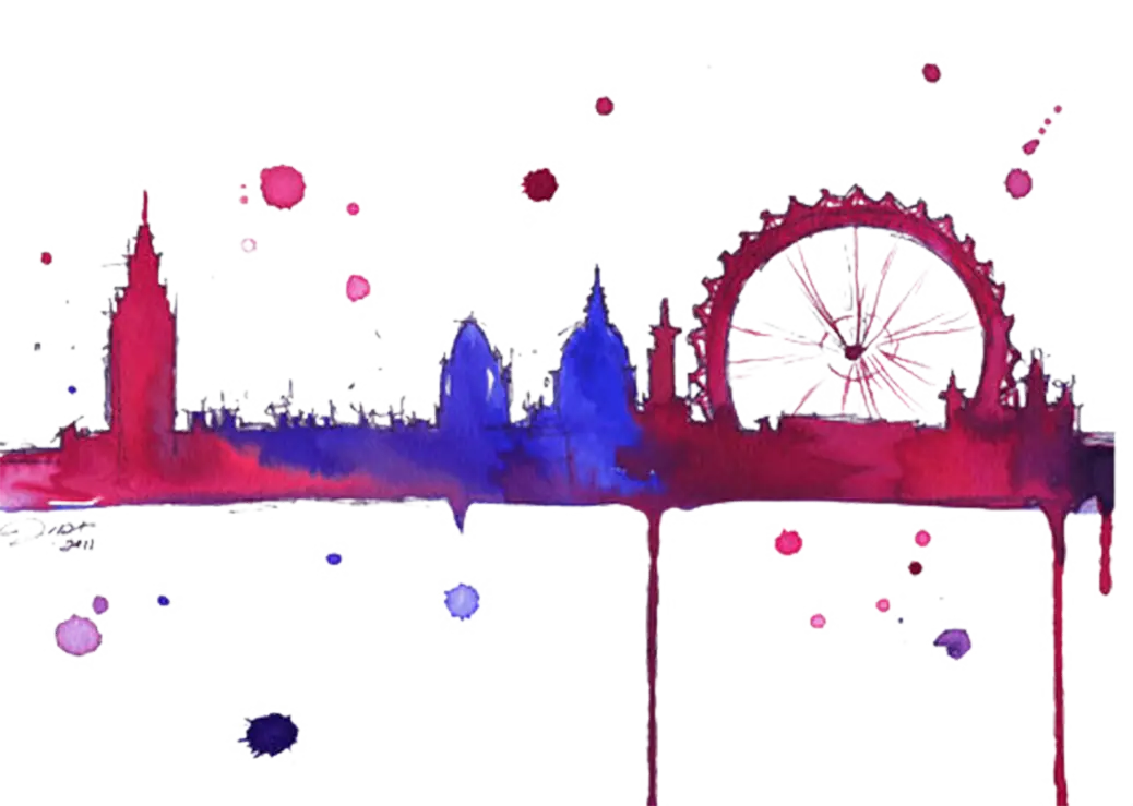 Artistic London Skyline