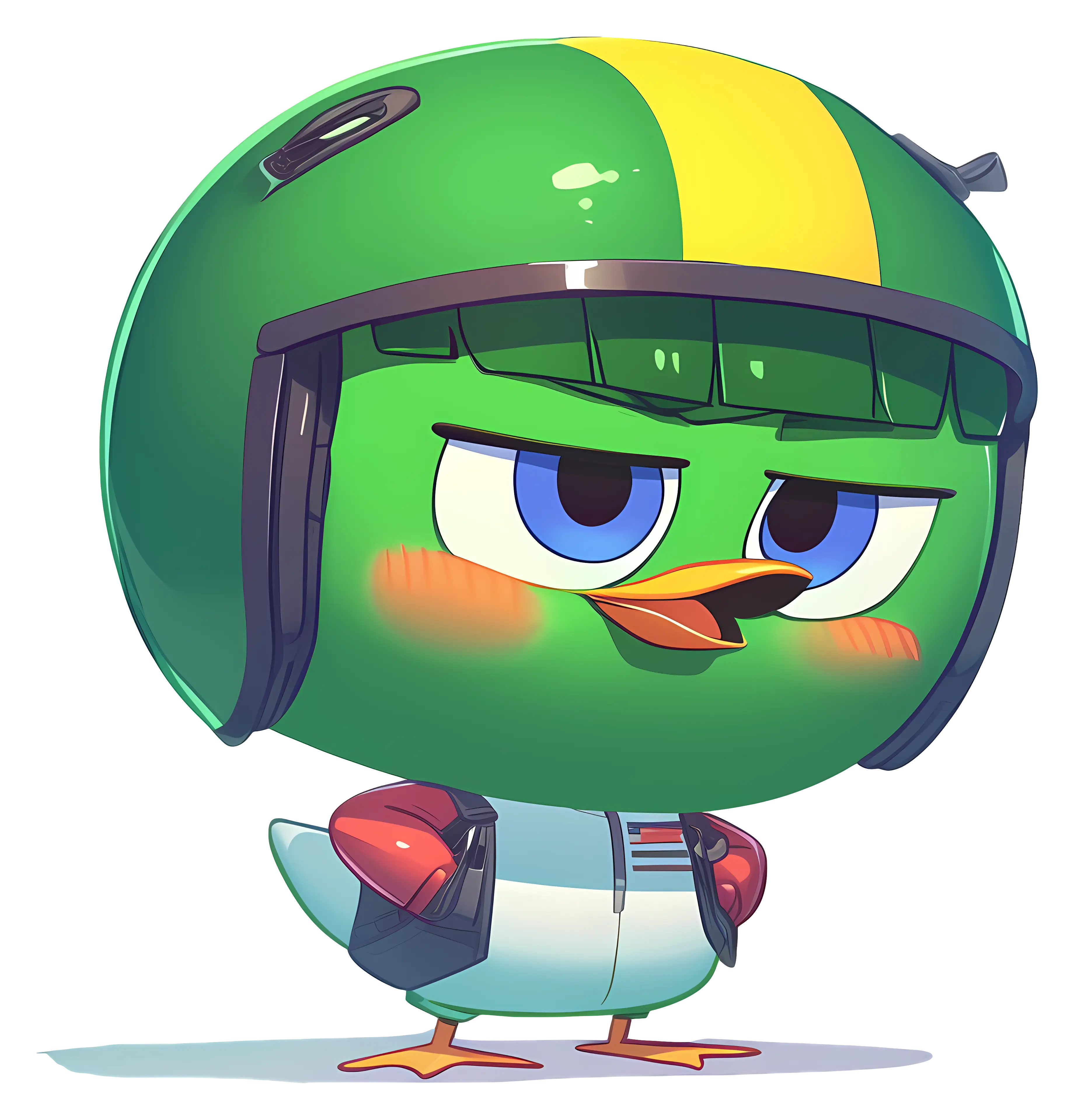 Duck in Racing Suit