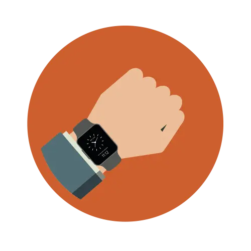 Smartwatch Illustration on Hand