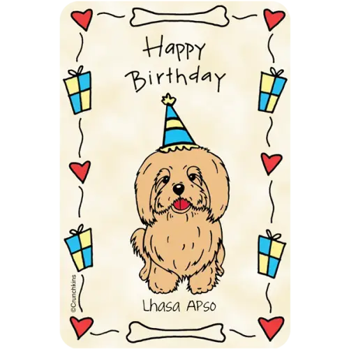 Cute Dog Birthday Card