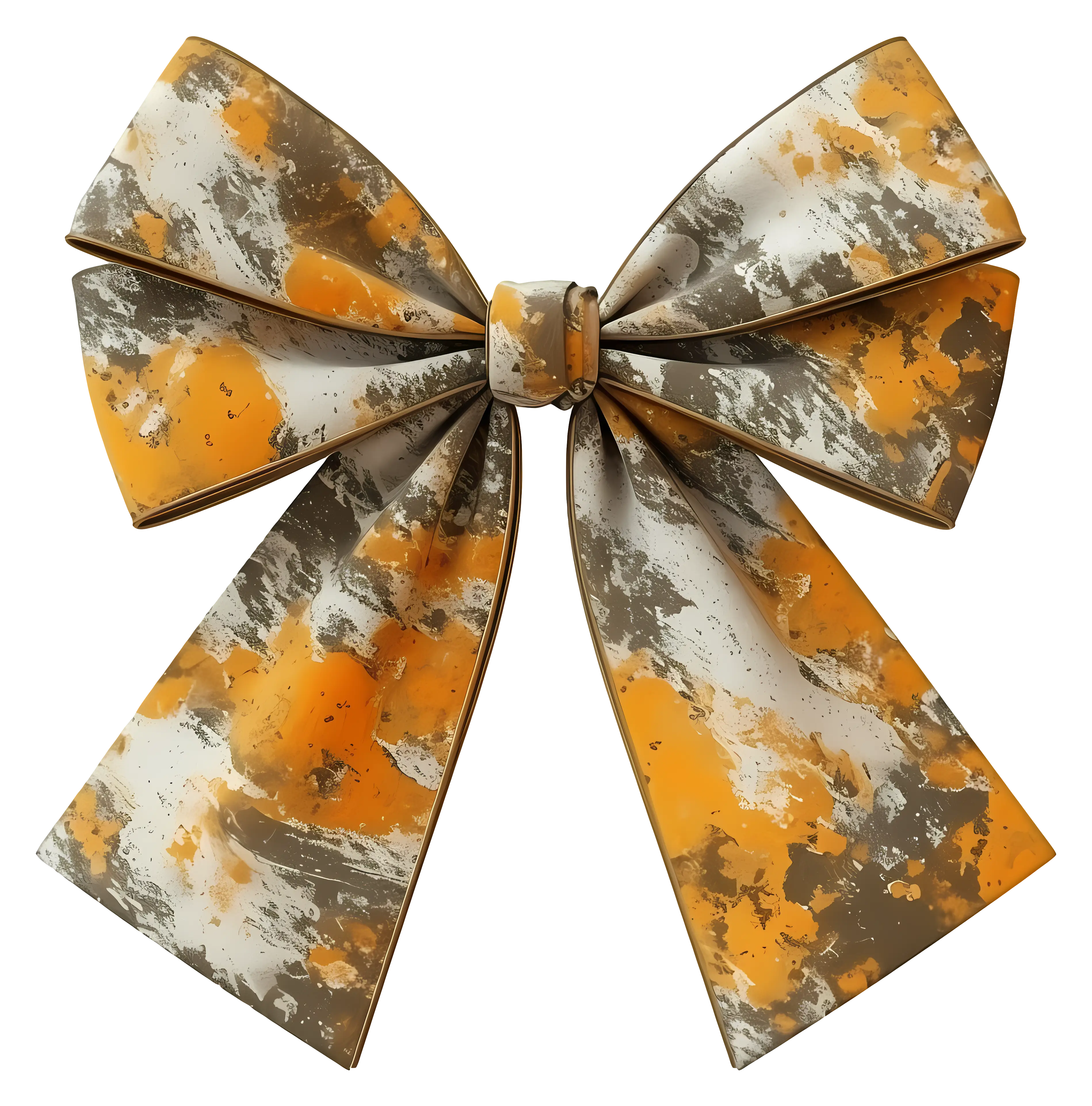 Decorative Orange Bow