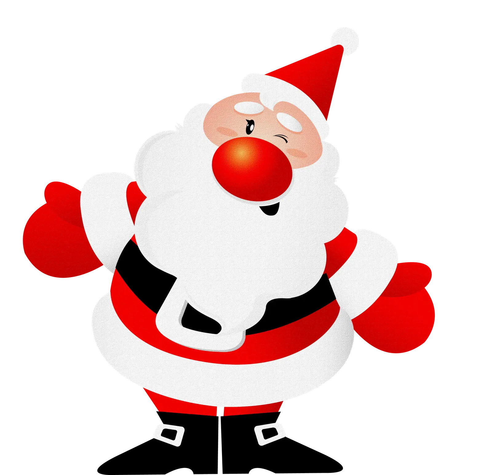Cartoon Santa Claus for Christmas