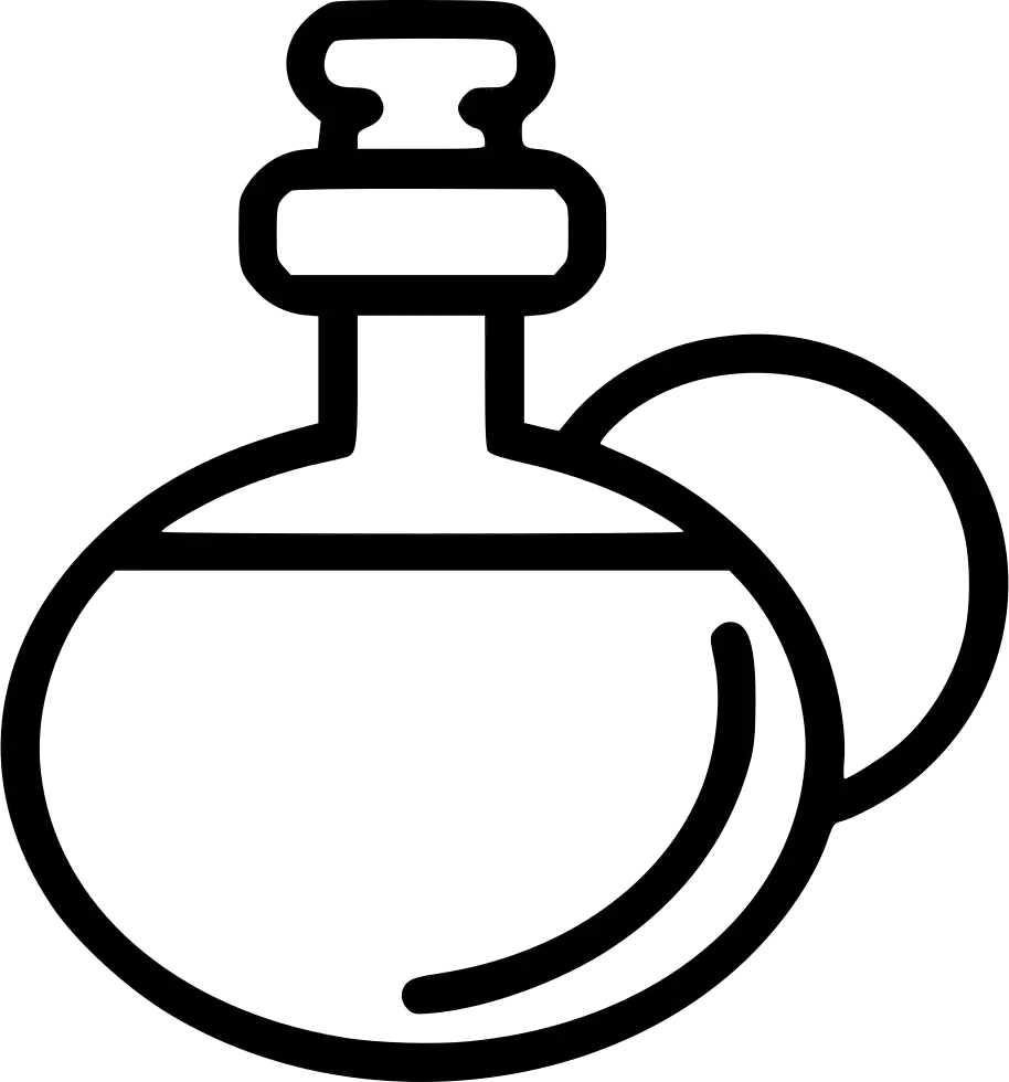 Minimalist Perfume Bottle Outline