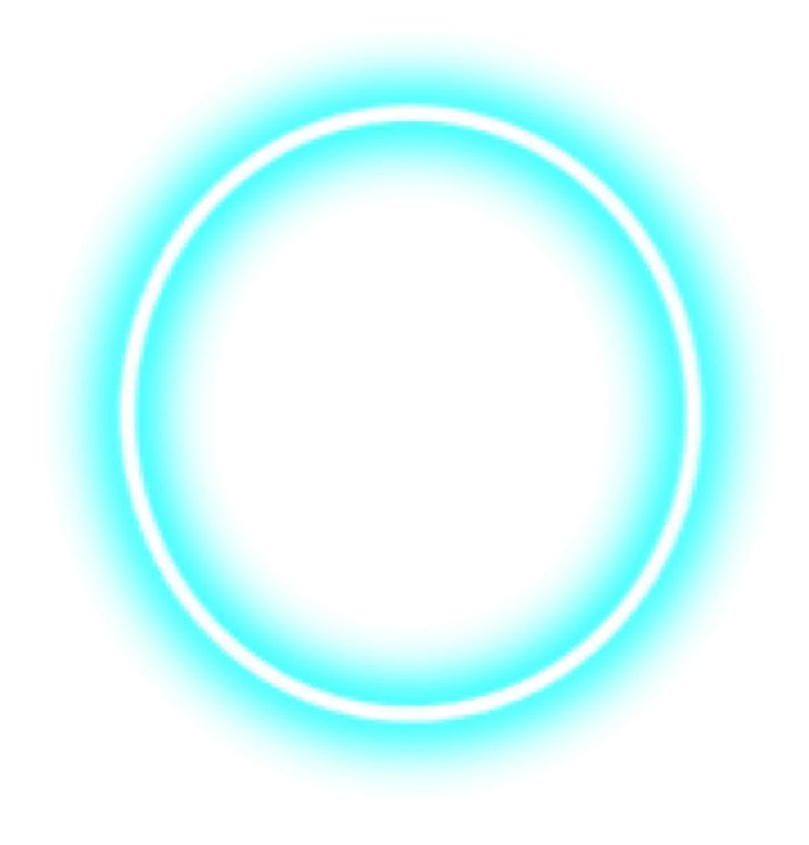 Glowing Neon Circle Illustration