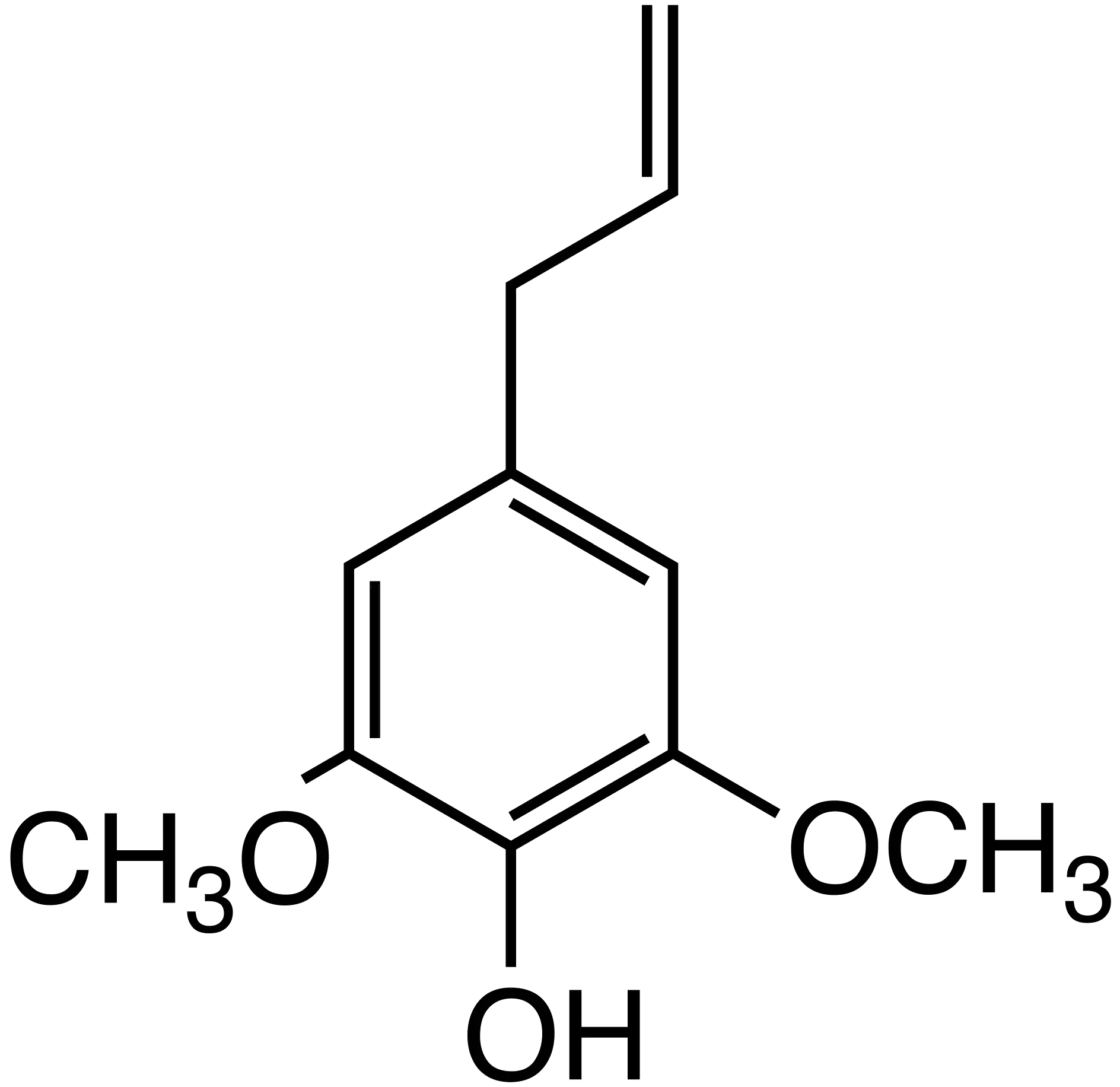 Chemical Structure Diagram of Aromatic Compound