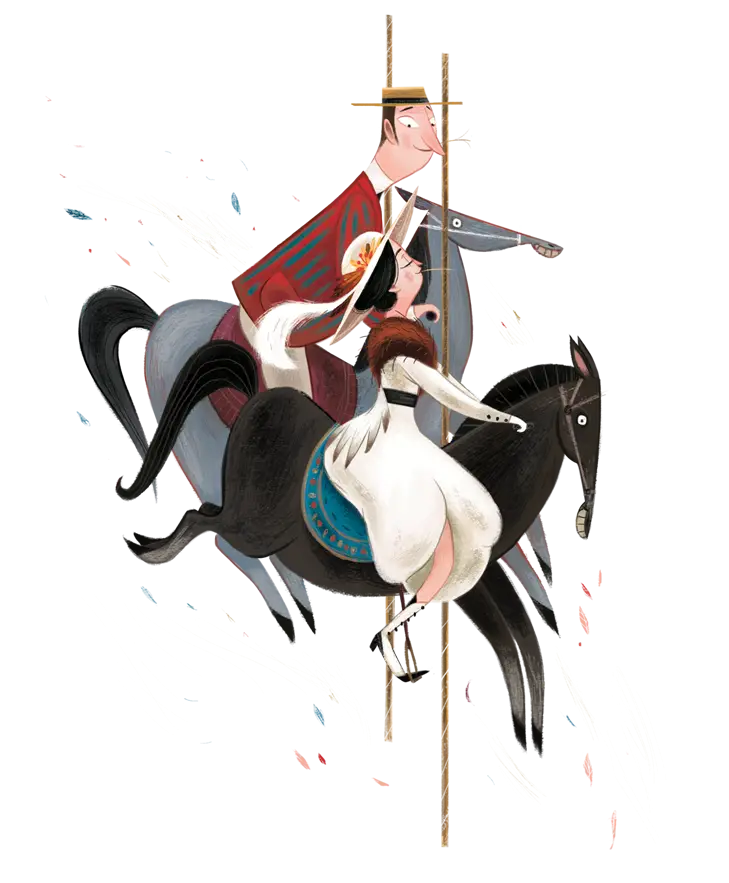 Horse Riders in Action