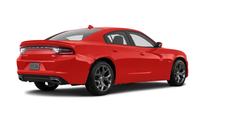 Red Sports Car Rear View Design