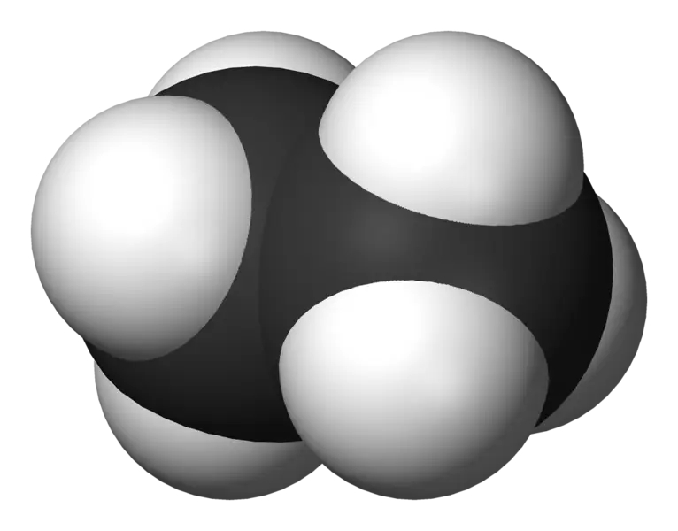 3D Methane Molecule Representation