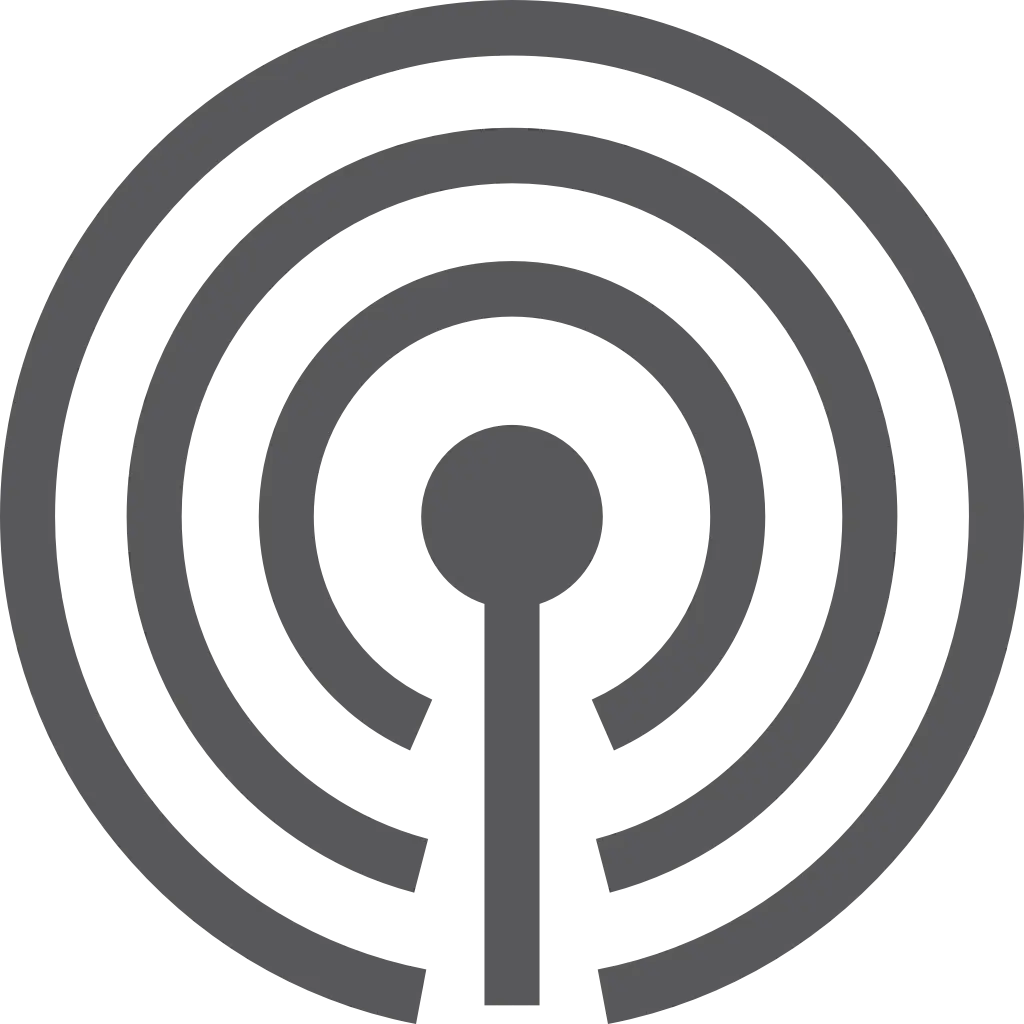 Wireless Signal Icon for Connectivity