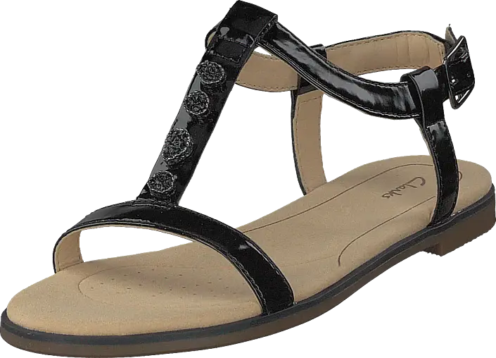 Black Flat Sandal for Summer