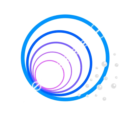 Blue and Purple Gradient Abstract Design