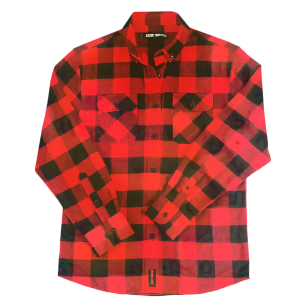 Red and Black Checkered Shirt