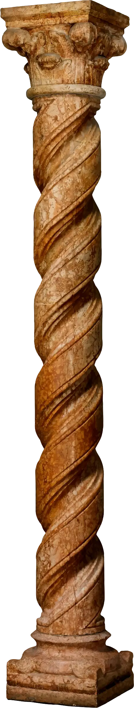 Twisted Spiral Column
