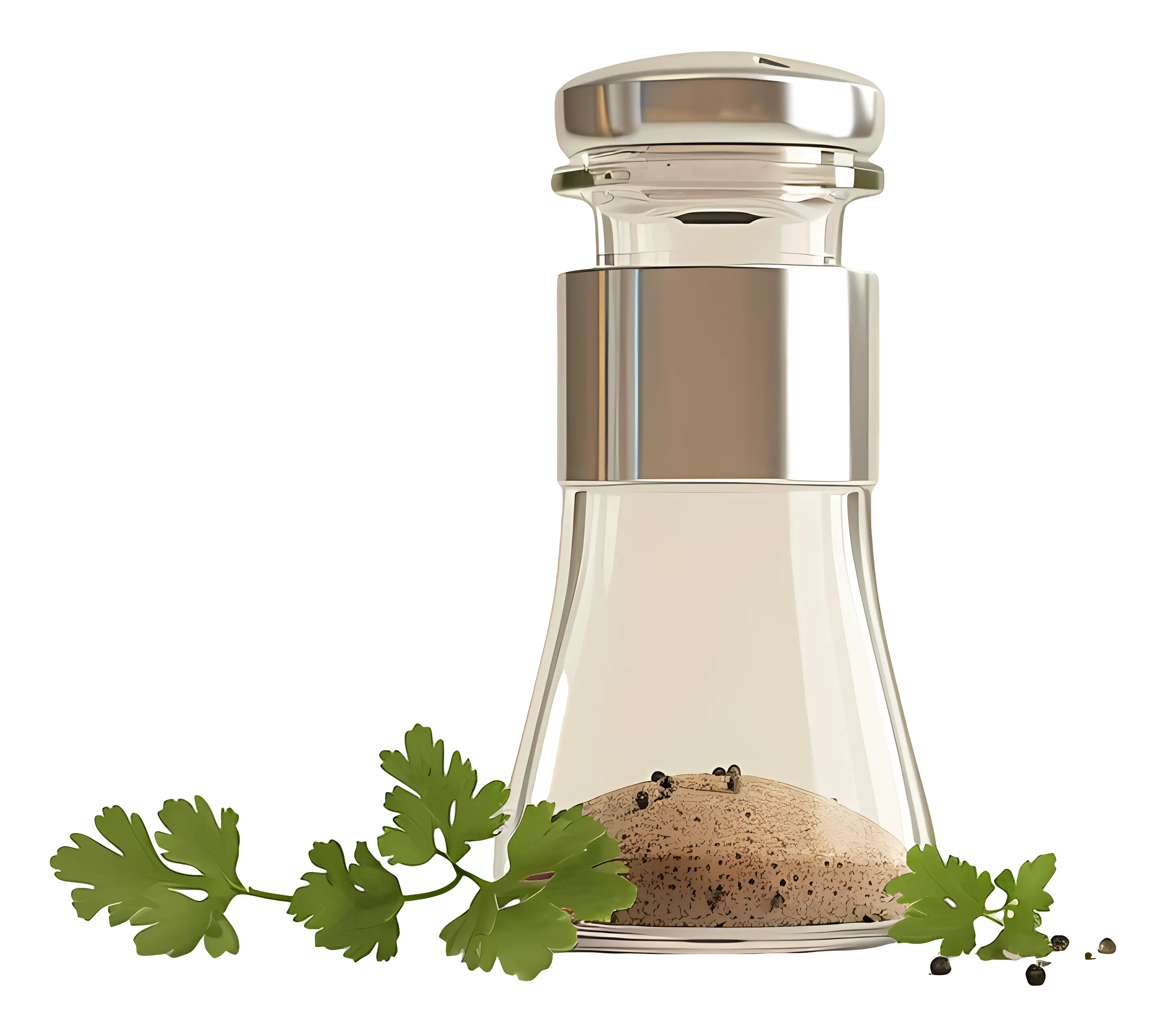 Elegant Salt Shaker with Herbs