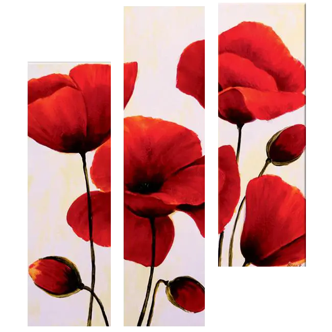 Beautiful Red Poppies Painting