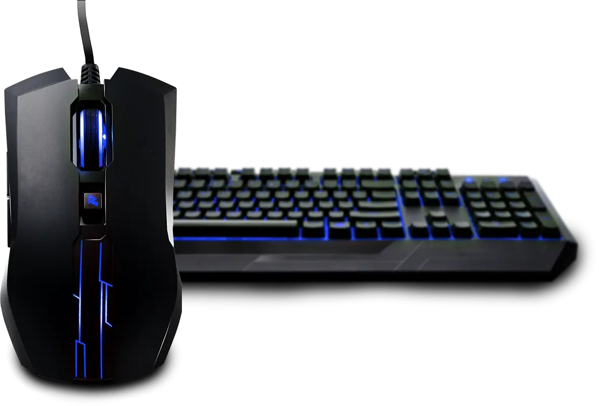 Gaming Keyboard and Mouse with LED Lights