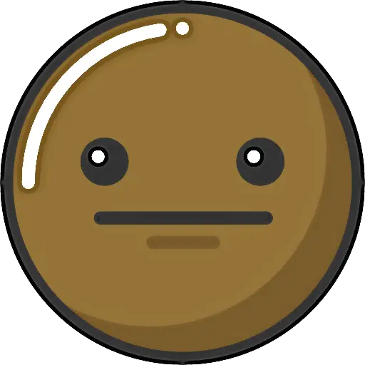 Neutral Face Emoji Design