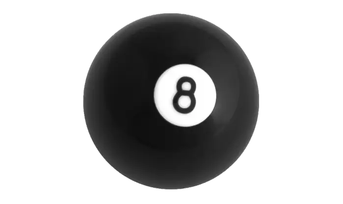 Black and White 8 Ball