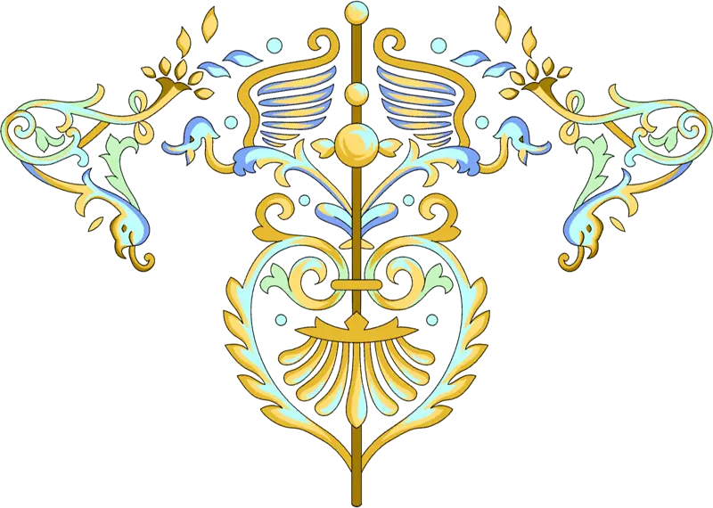 Elegant Decorative Design with Floral Patterns