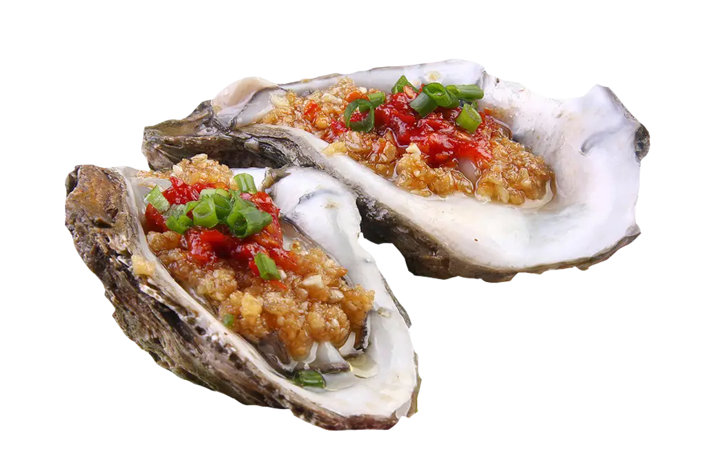 Garnished Oysters