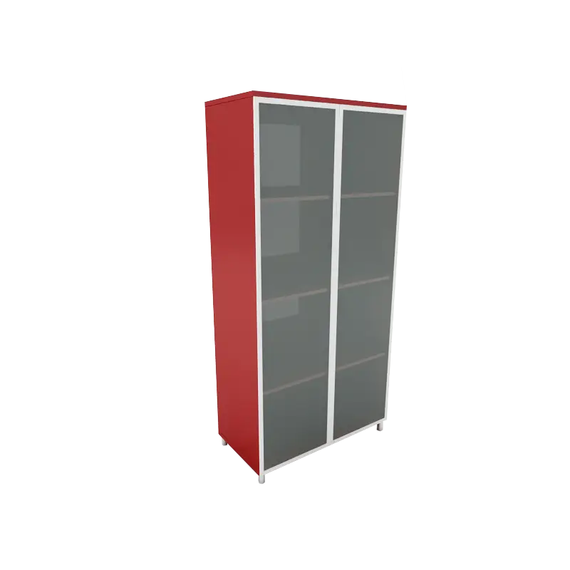 Modern Red Cabinet