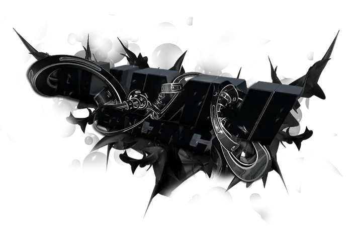 Black Abstract 3D Art