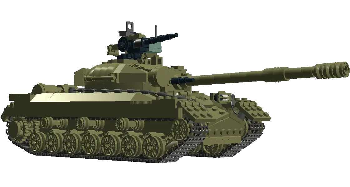 Detailed Green Military Tank Illustration