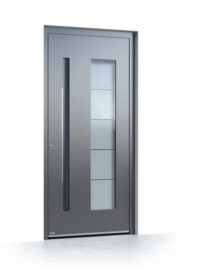 Modern Gray Door Design
