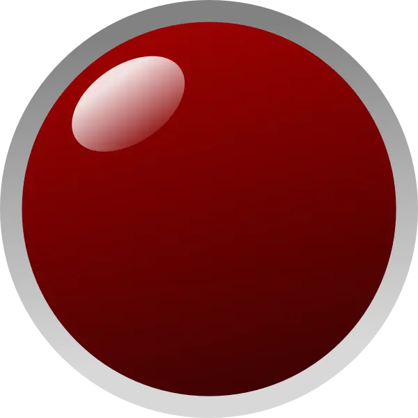 Red Glossy Button Design