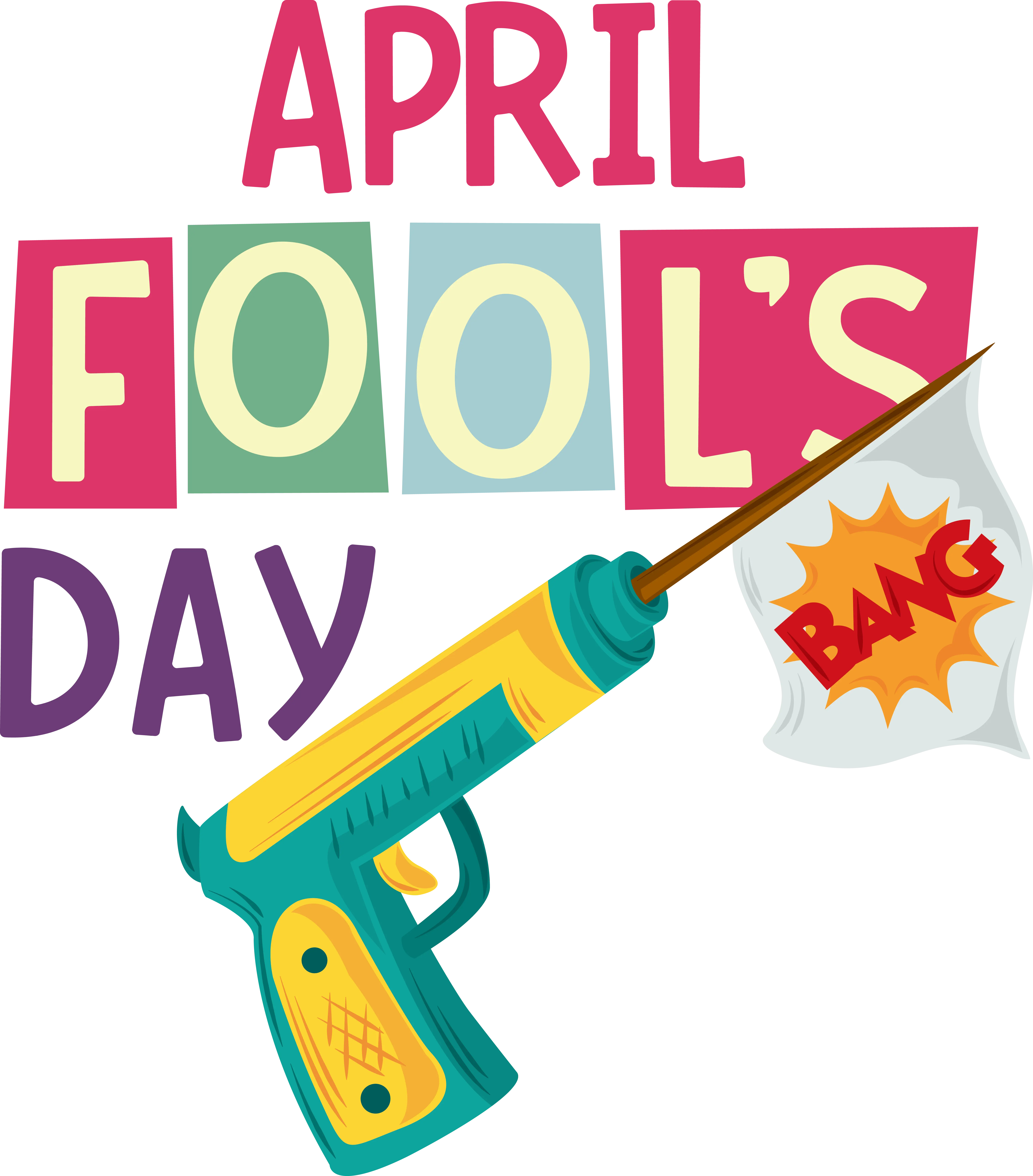 Toy Gun for April Fool&#039;s Day