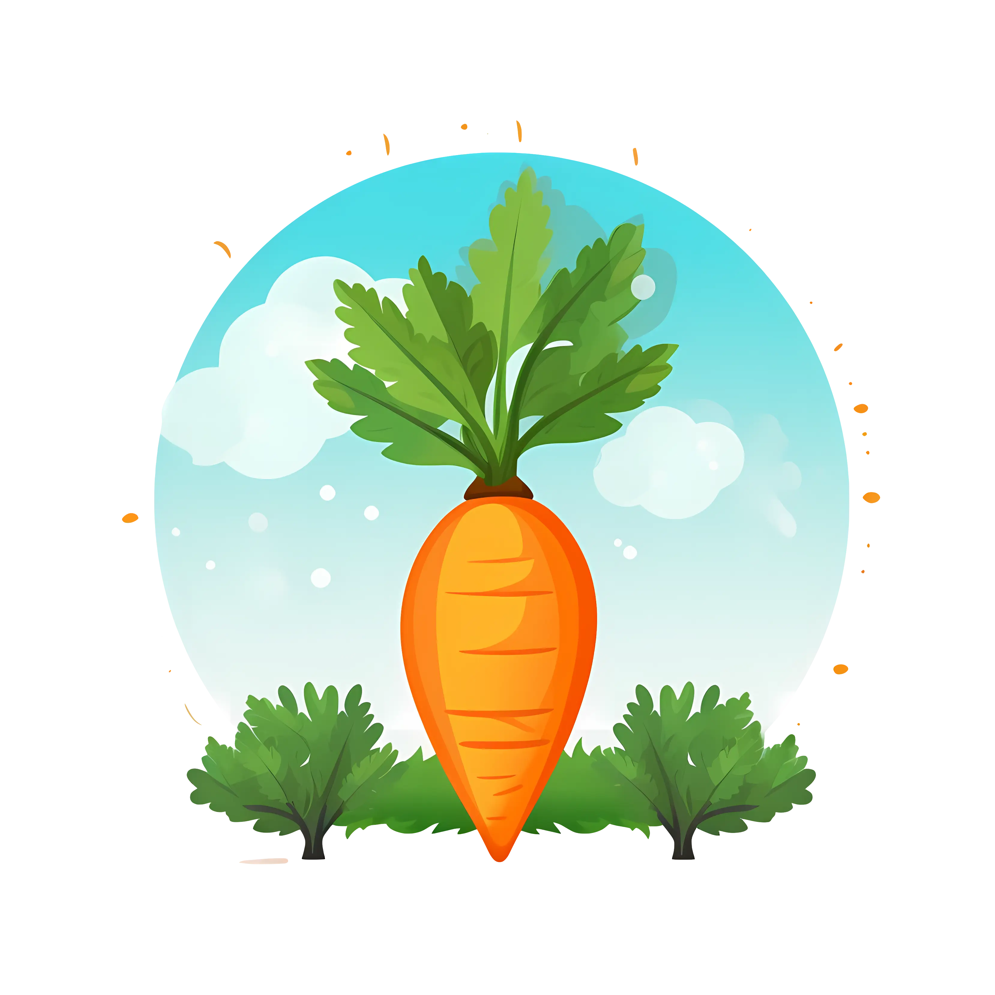 Carrot in Garden