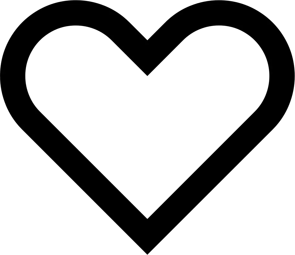Black Heart Symbol Design