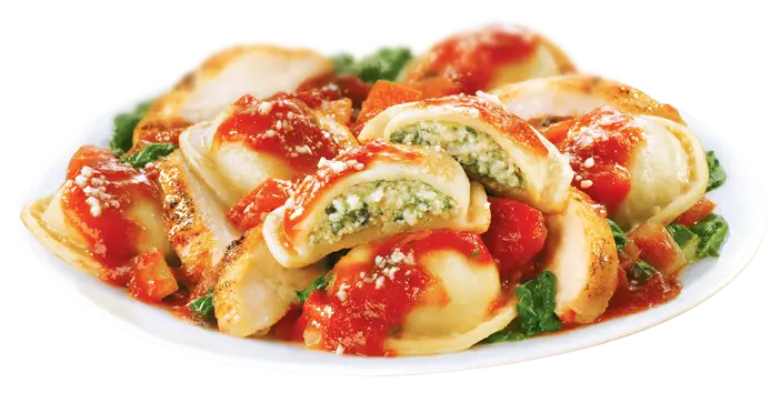Stuffed Pasta with Sauce