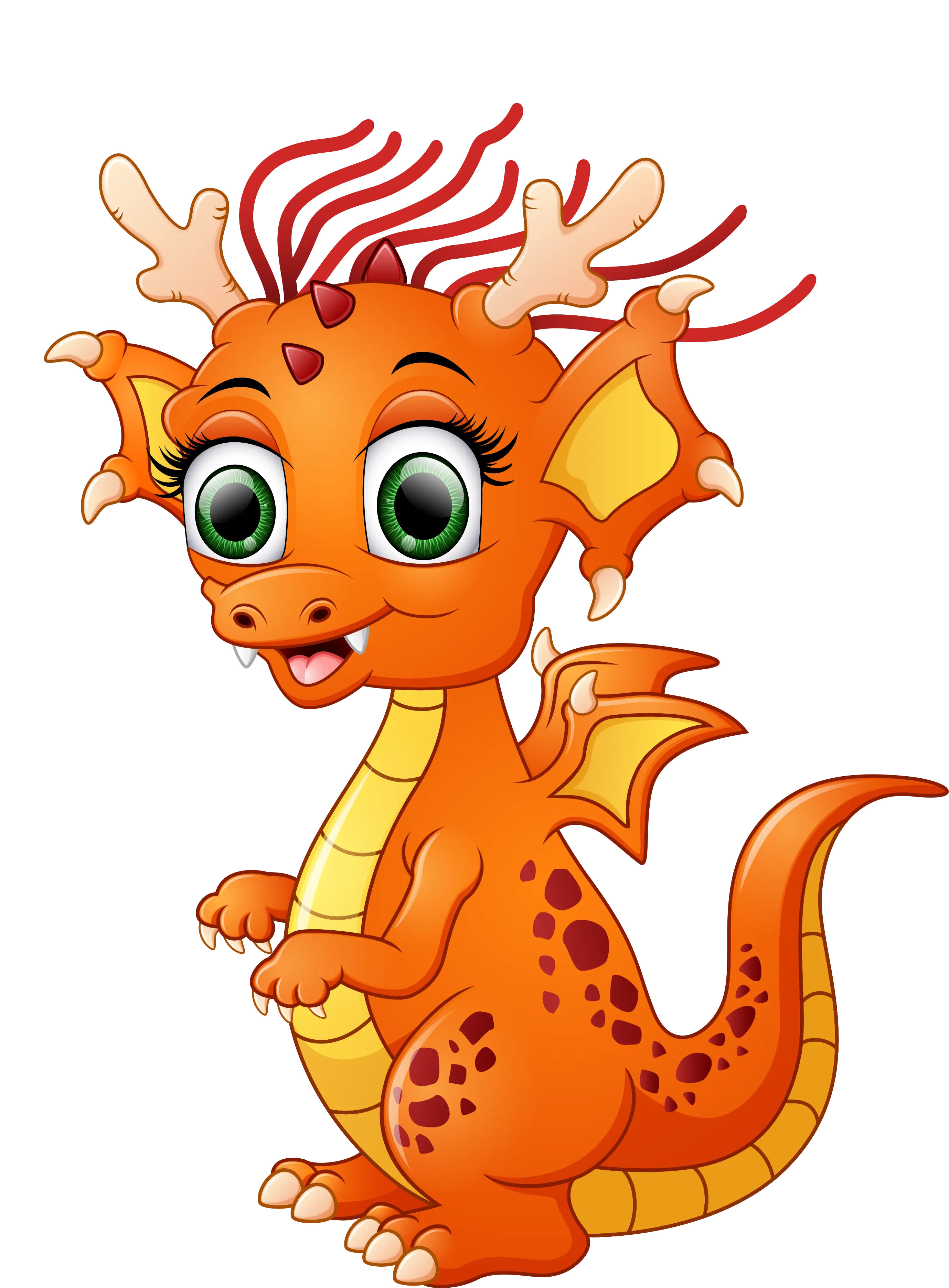 Cute Cartoon Dragon