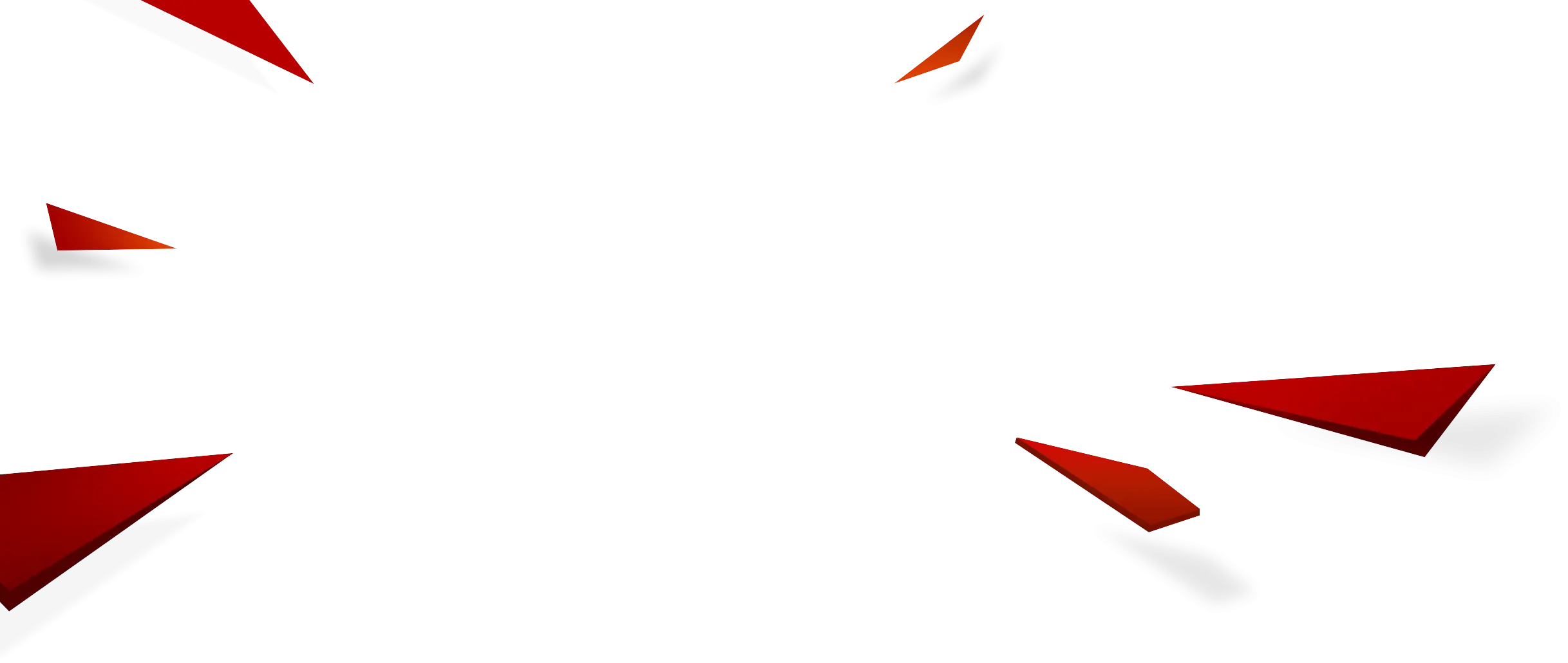 Scattered Red Triangles
