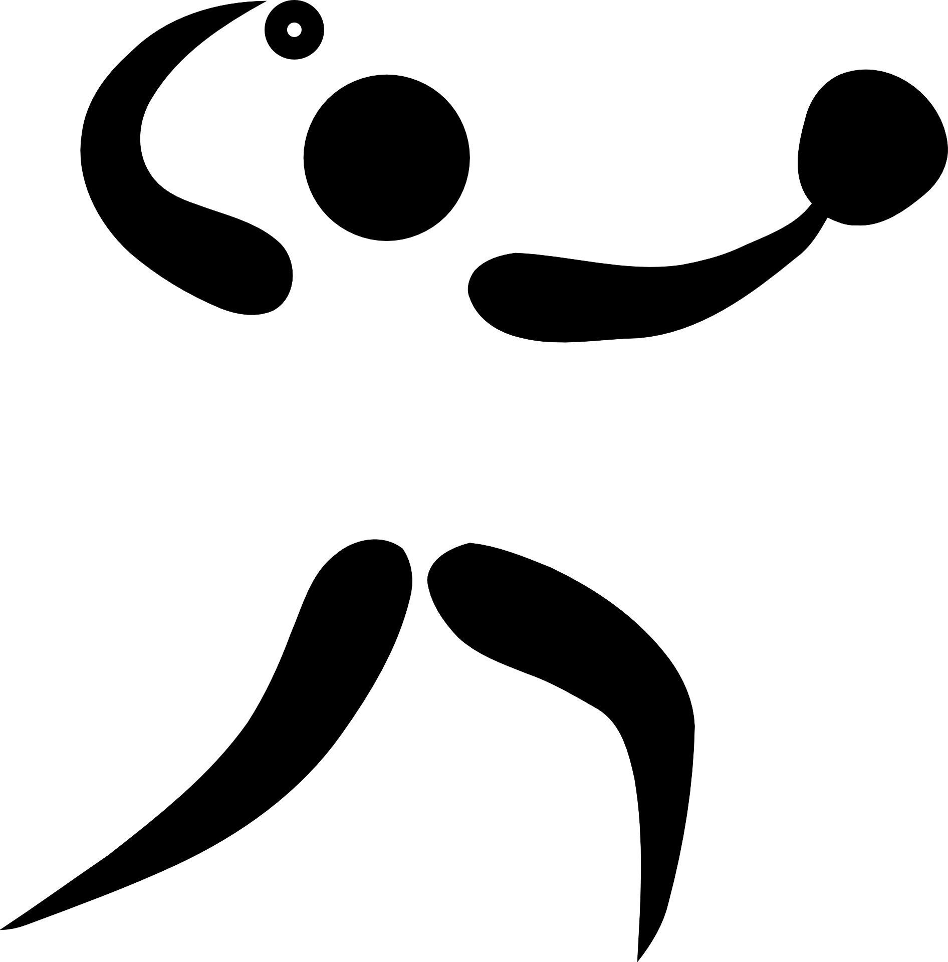 Sport Silhouette of Person Throwing Ball