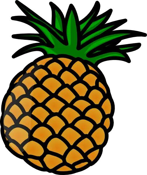 Cartoon Pineapple Illustration