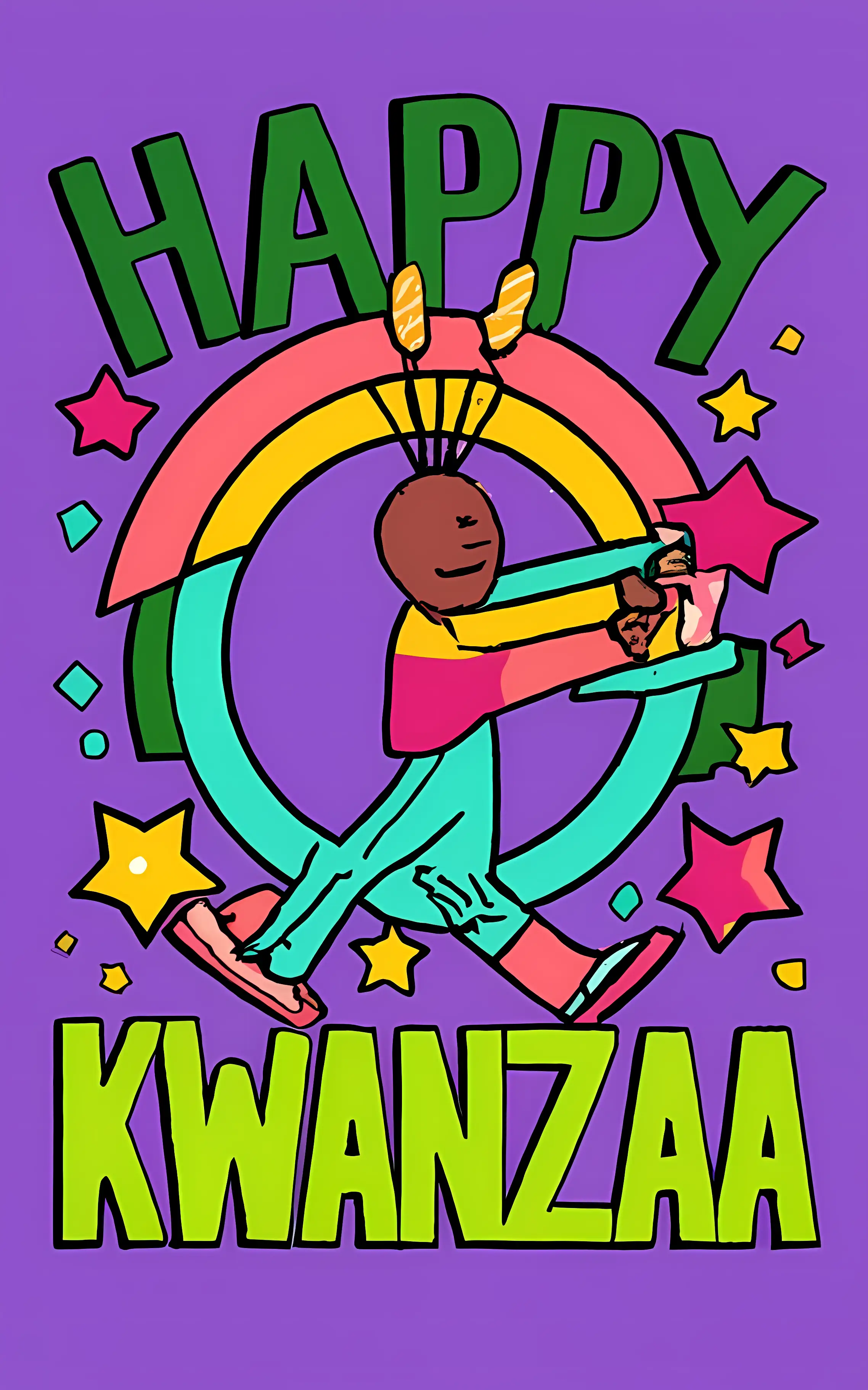 Happy Kwanzaa Illustration