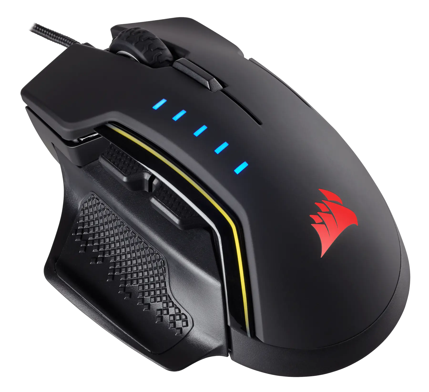 Black Gaming Mouse with LED Customization
