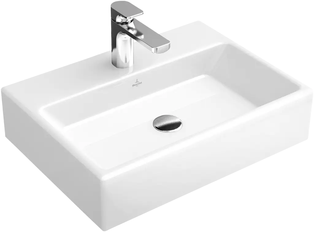 Rectangular White Ceramic Sink