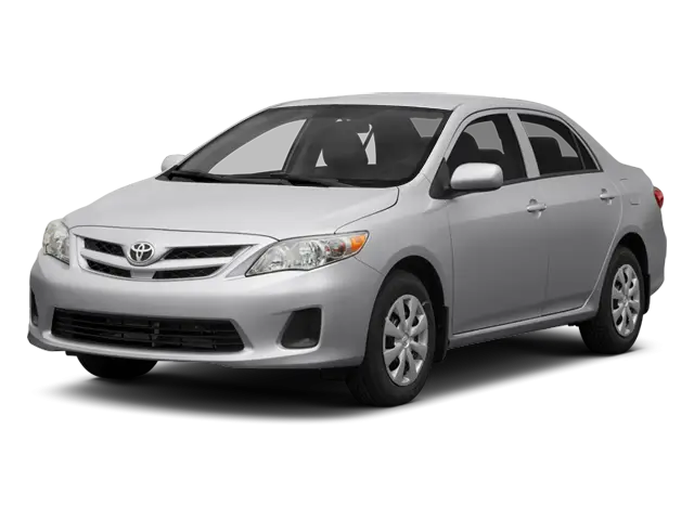 Silver Toyota Sedan Model
