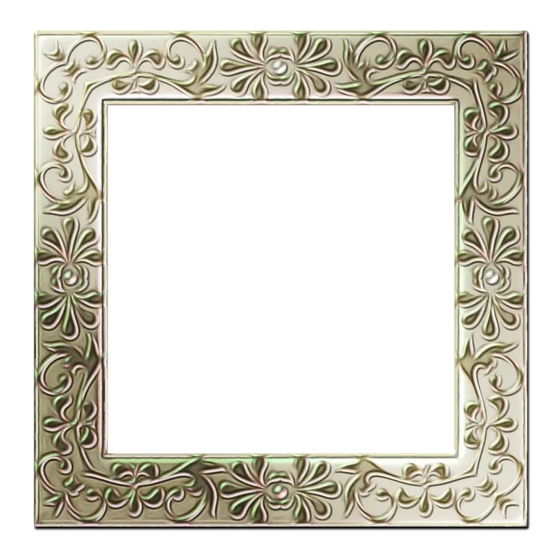Vintage Ornate Floral Photo Frame