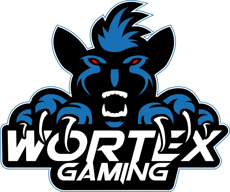 Wortex Gaming Logo with Monster