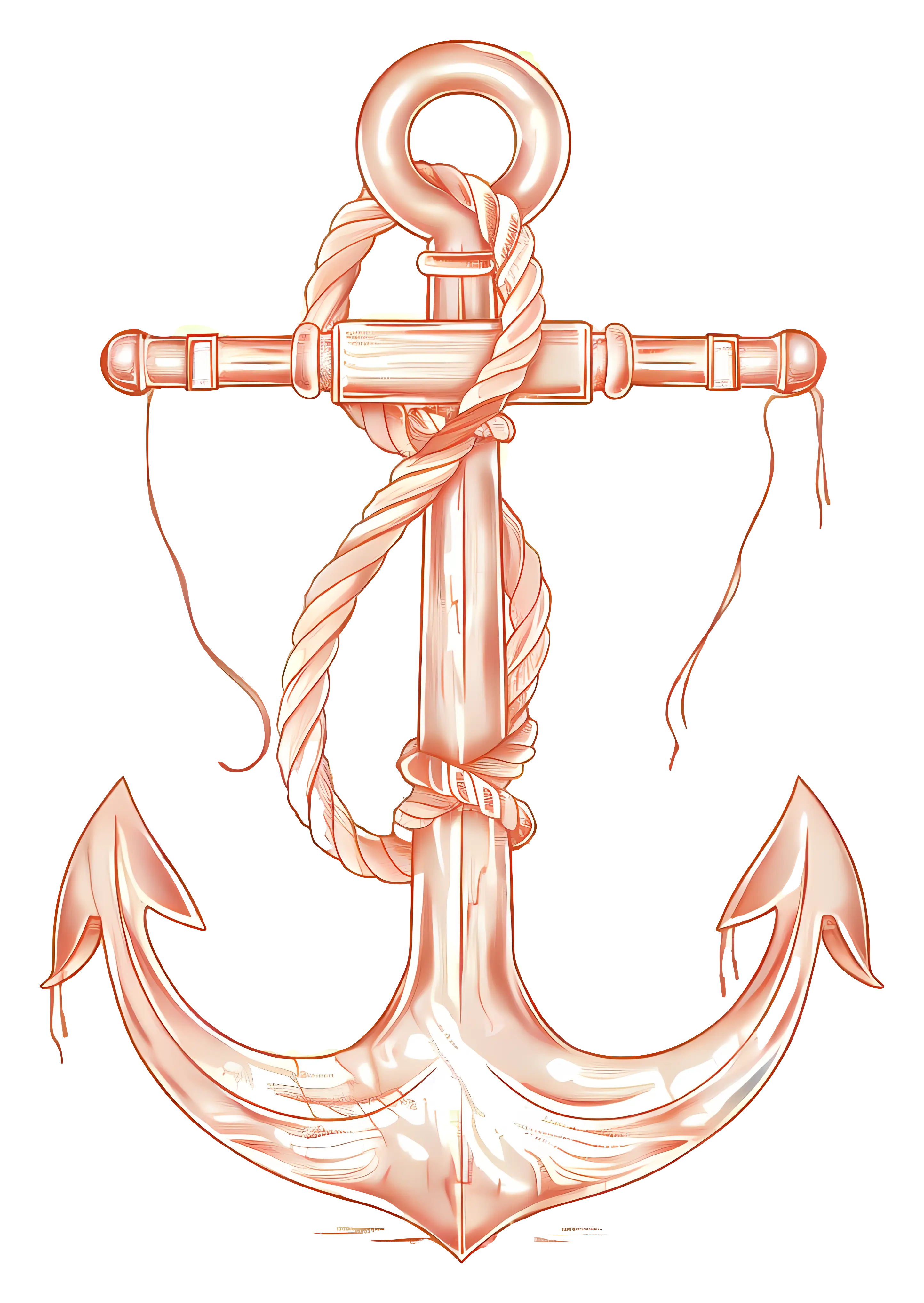 Elegant Nautical Anchor