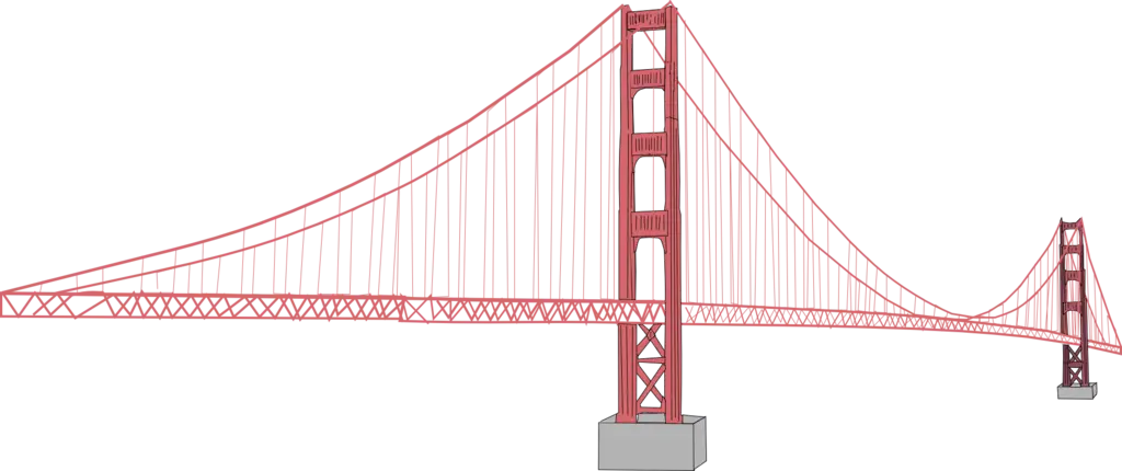 Illustration of a Large Bridge Structure